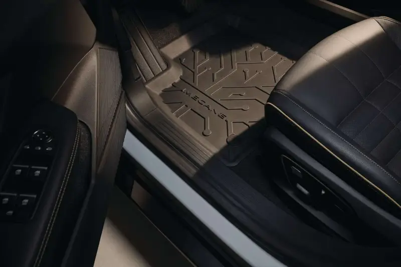 Jeu De 4 Tapis De Sol Caoutchouc Pour Renault Megane II 2002-2008 - Noir, Facile à Installer, 2 Ans Garantie