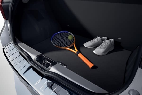 Tapis De Coffre Pour Renault Clio IV Estate (03.2013-2023) - TPE Antidérapant, Imperméable, Protection Haute Bordure
