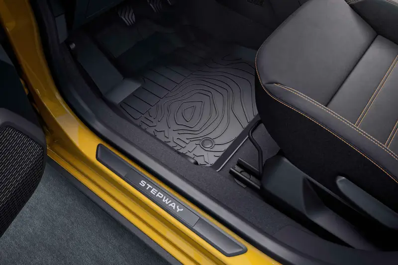 J&J AUTOMOTIVE Tapis De Sol Velours Noir Sur Mesure Logan 2013-2020 - Antidérapants Et Renforcés