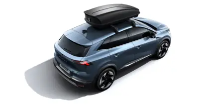 Compatible avec Renault Captur II 2019-2024 Barres de toit ACE-4 Noir