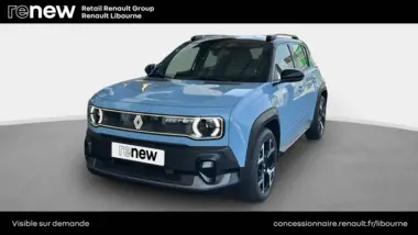 Photo de RENAULT 4 E-TECH ÉLECTRIQUE techno 150 ch autonomie confort Bleu